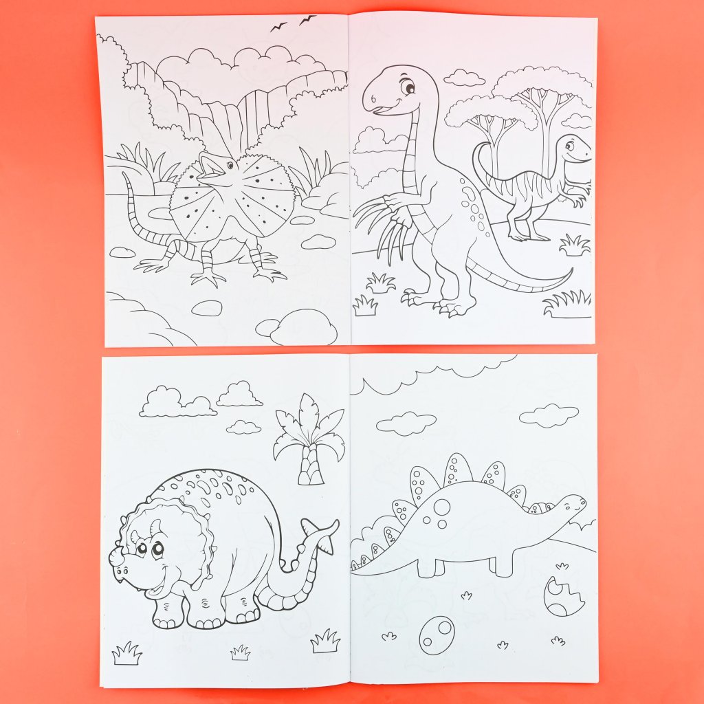 Fargeleggingsbok Dinosaur