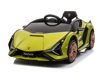 Elbil barn Lamborghini Sian Grønn