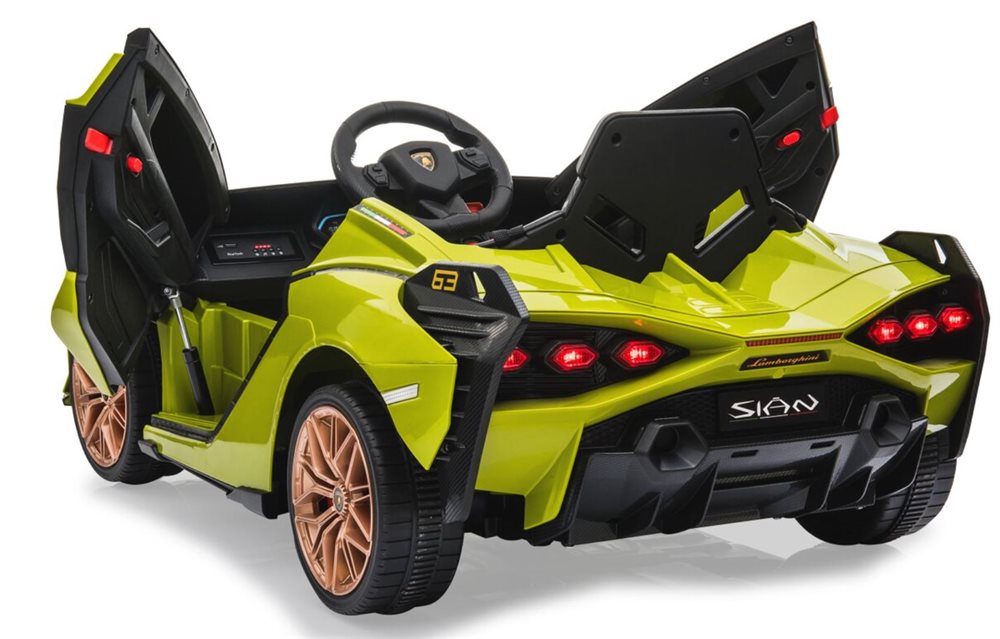 Elbil barn Lamborghini Sian Grønn