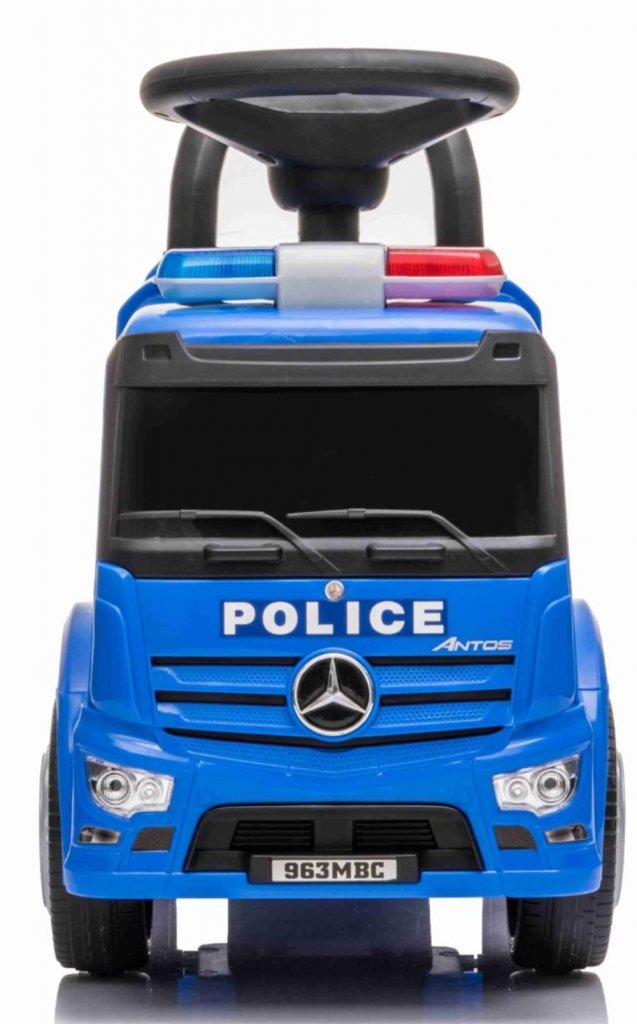 Gåbil Mercedes Politibil Blå
