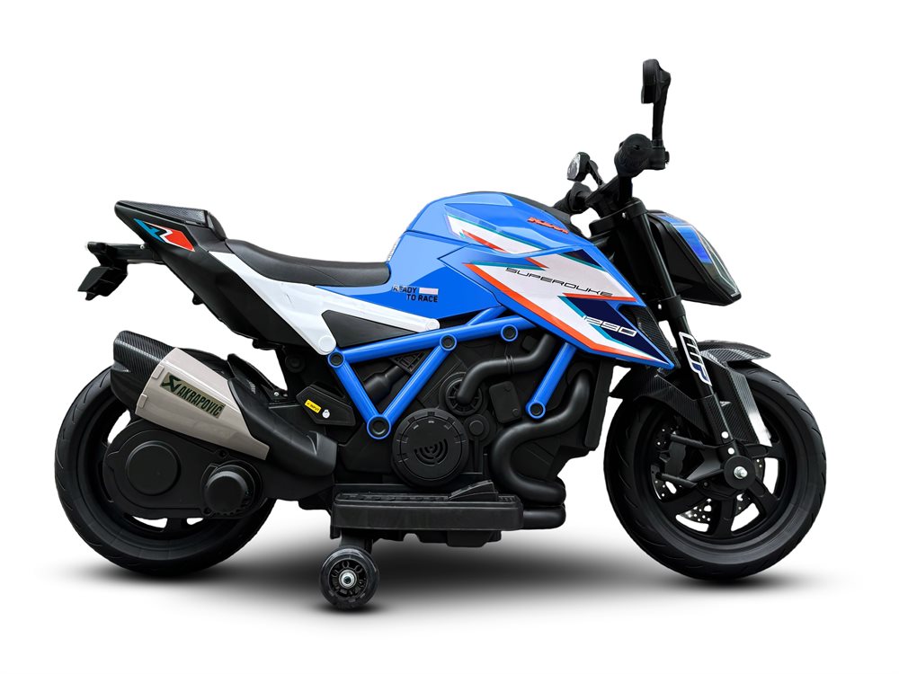 Elmotorcykel barn KTM X12 2x12V Blå