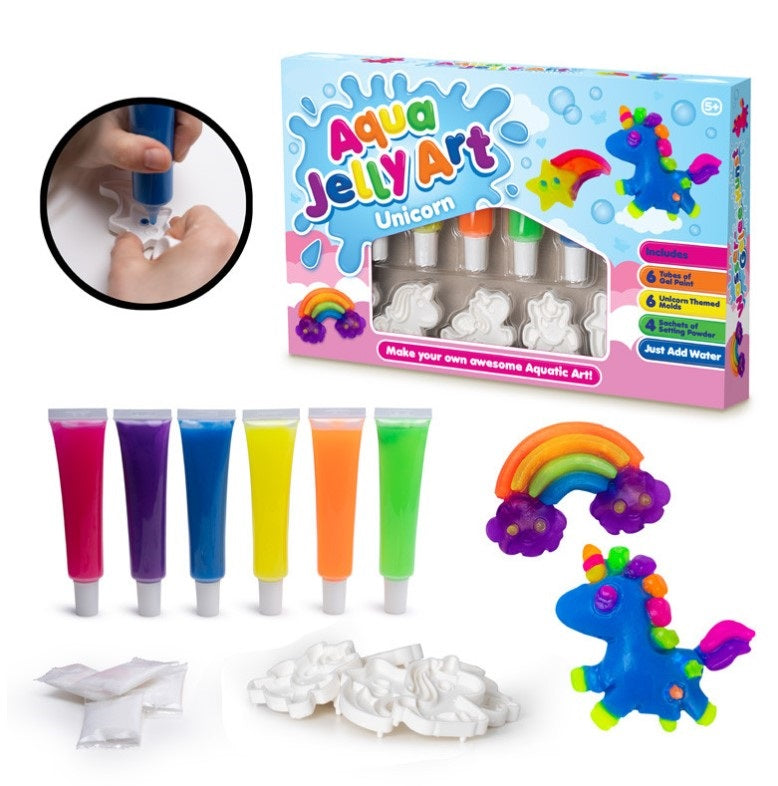 Aqua Jelly Art håndverkssett Unicorn