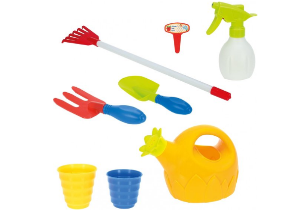 Hageverktøy for barn, 8 deler