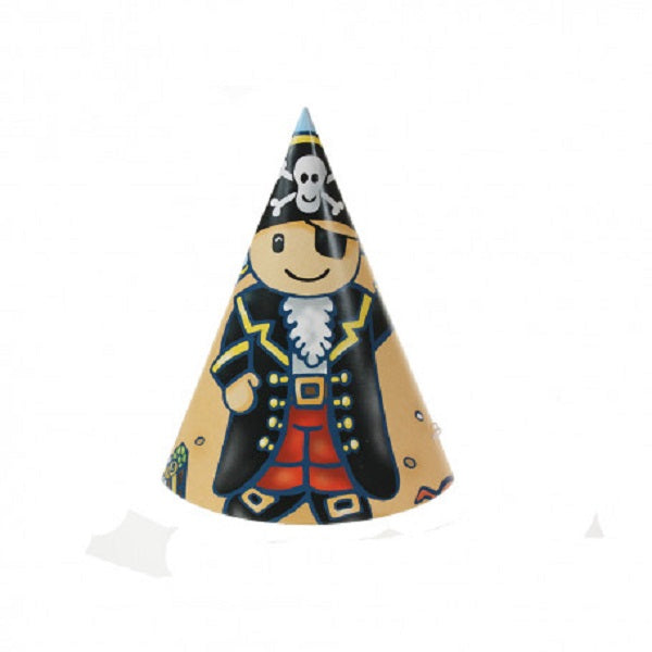 Partyhattar i pirattema