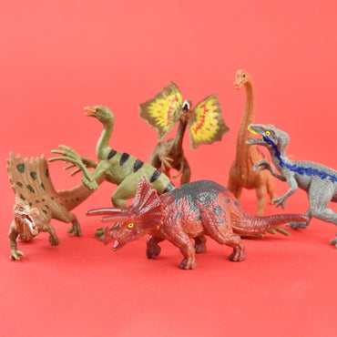 Sett med dinosaurer - 6 stk