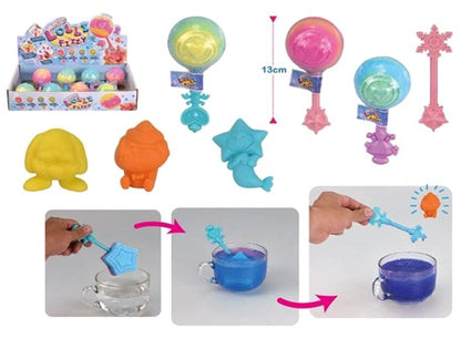 Magisk pinne - Magic Lolly Fizzy - 4 farger