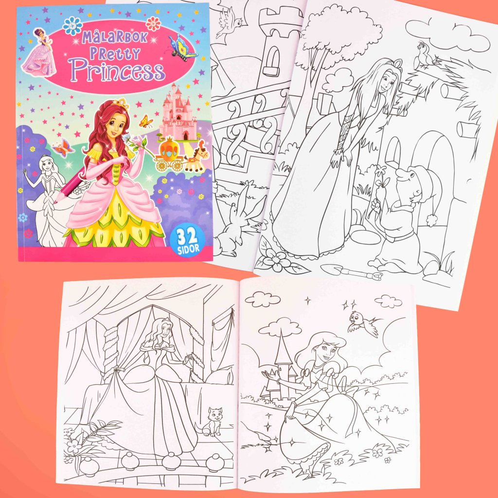 Pretty Princess Fargeleggingsbok