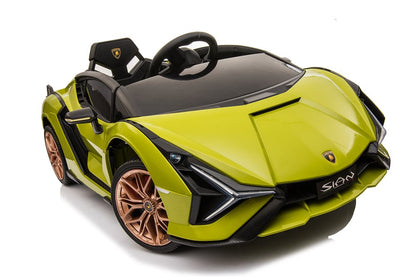 Elbil barn Lamborghini Sian Grønn