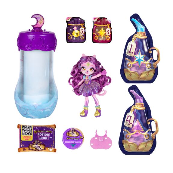 Magic Mixies Glitrende Pixling-dukke Catlyn