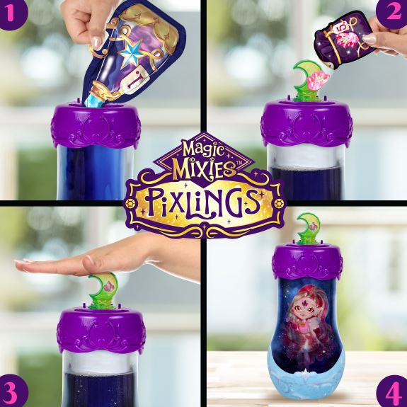 Magic Mixies Glitrende Pixling-dukke Faye
