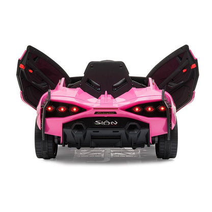 Elbil Barn Lamborghini Sian 12V Rosa