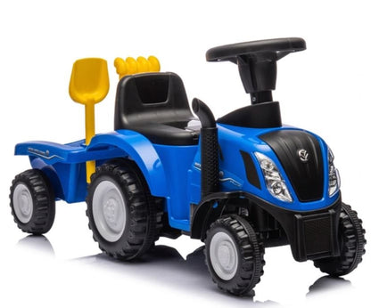 Gåbil New Holland Traktor med trailer