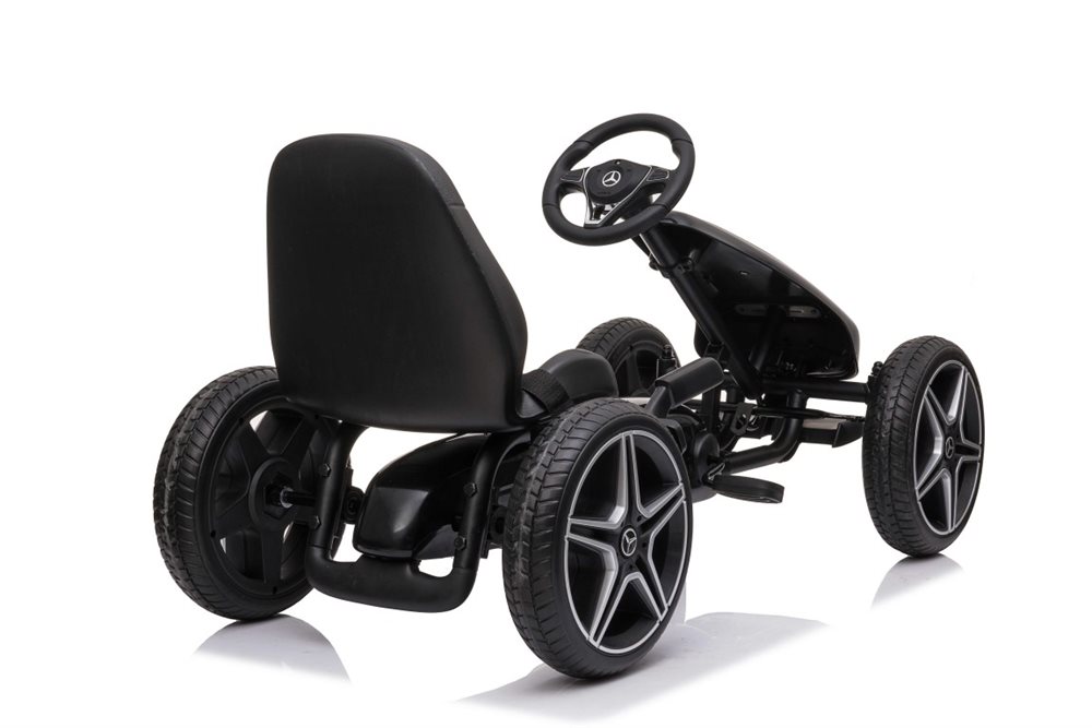Trampbil Mercedes Benz gokart svart