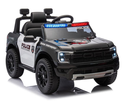 Elbil barn Ford Ranger Politibil med Læderseter