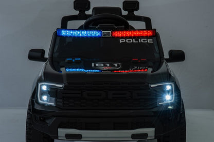 Elbil barn Ford Ranger Politibil med Læderseter