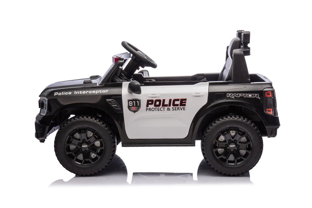 Elbil barn Ford Ranger Politibil med Læderseter
