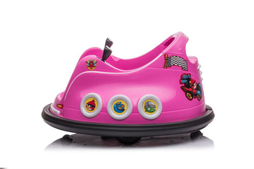 Elbil barn Angry Birds Bumper Bil Rosa