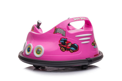 Elbil barn Angry Birds Bumper Bil Rosa