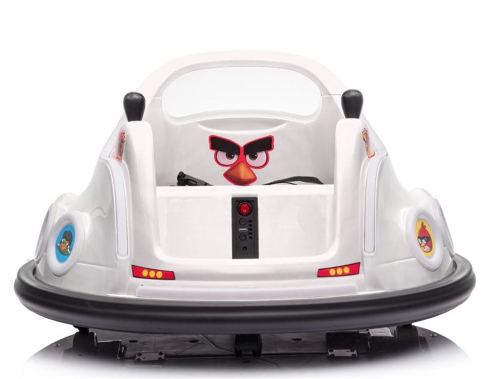Elbil barn Angry Birds Bumper Bil Hvit