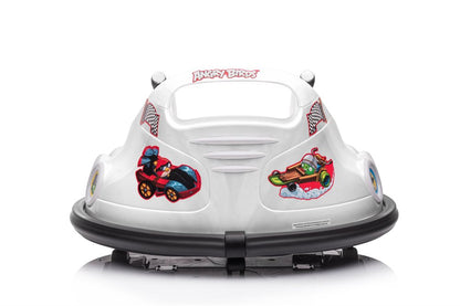 Elbil barn Angry Birds Bumper Bil Hvit