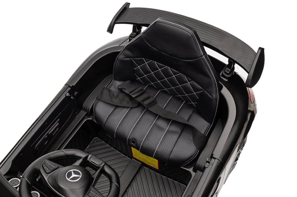 Elbil barn Mercedes Benz GTR 2x12V Svart