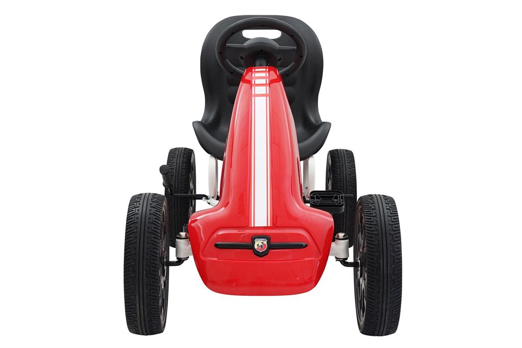 Trampbil Abarth gokart röd