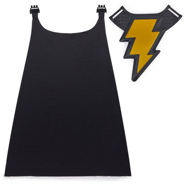 Black Adam mantel med brystplate