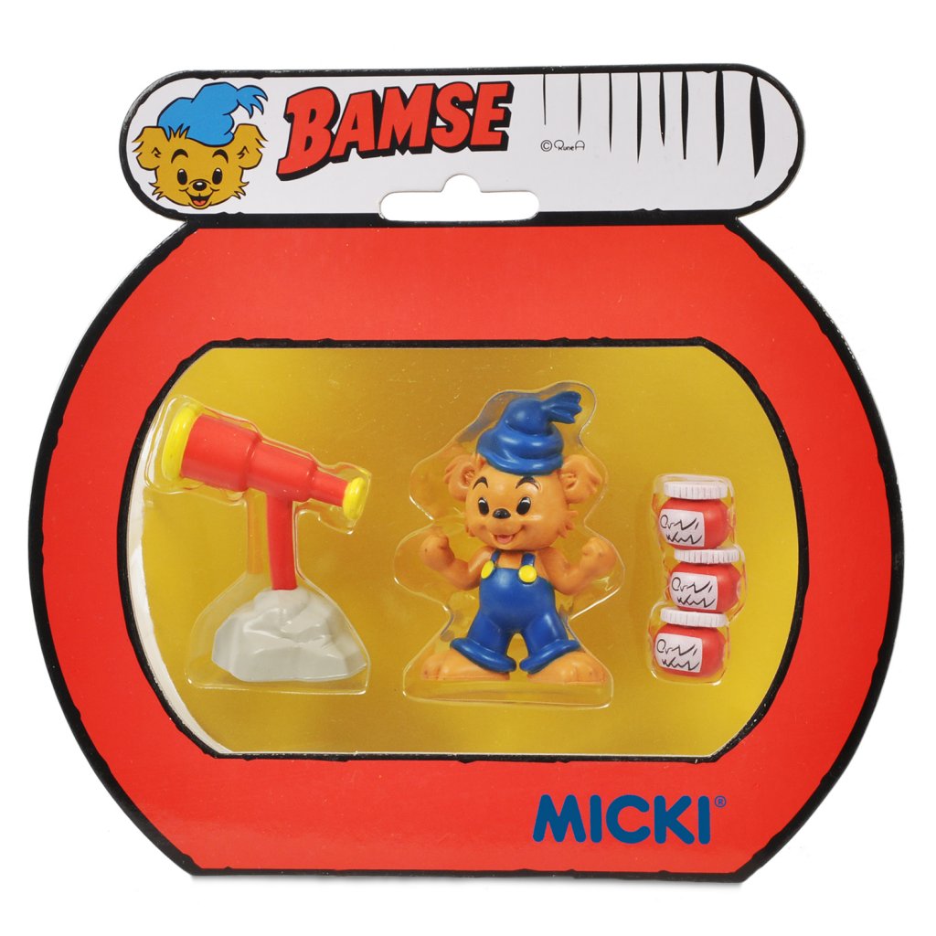 Bamse figurset i en fin gaveeske