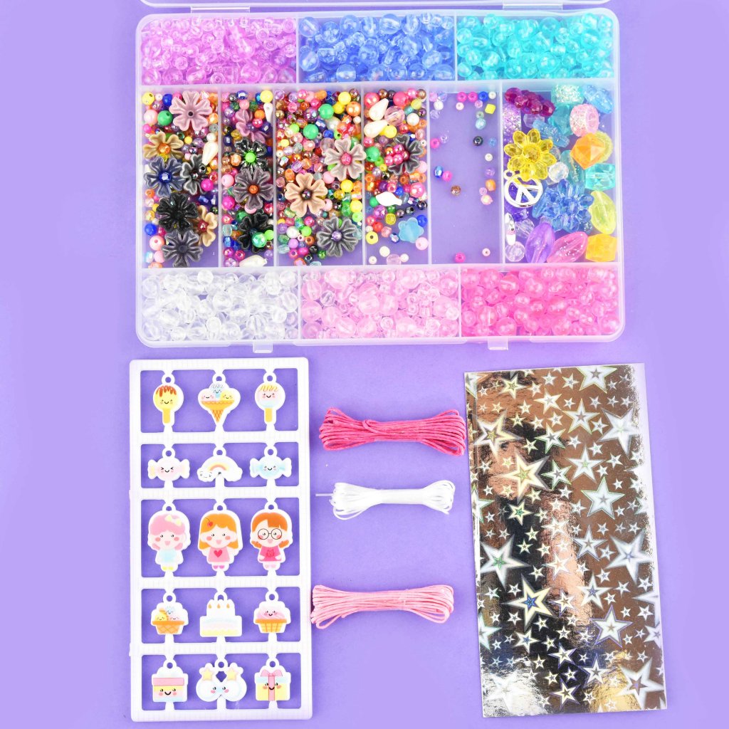 Perler til armbånd og halskjeder - Sett