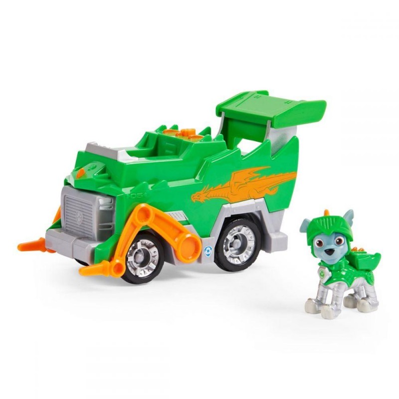 PAW Patrol rescue knight deluxe-bil med Rocky Figure