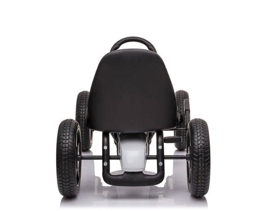 Trampoline Mercedes Benz gokart hvit