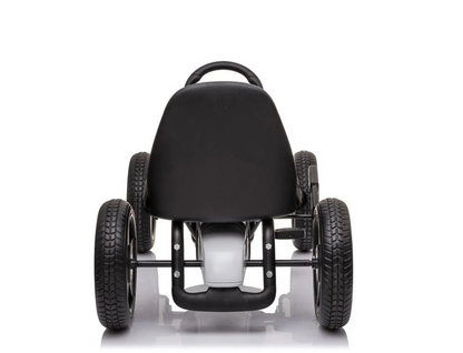 Trampoline Mercedes Benz gokart hvit