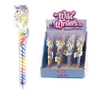 Unicorn bläckpenna, regnbågsfärgad