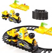 CAT Junior Crew Power Tracks Train Set