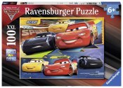 Ravensburger Biler puslespill 100 stykker XXL