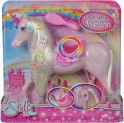 Unicorn med strålende horn og sal