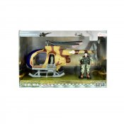Helikopter soldat og lyd og lys