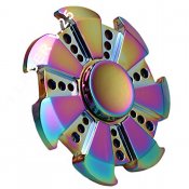 Rainbow Spinner fidget - Heptagon Blade