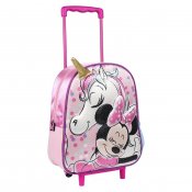 Minnie Mus og Unicorn 3D koffert på hjul Cabin Bag