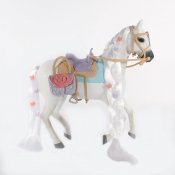 Toy hest med tilbehør, Saddle Stars