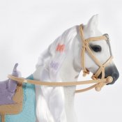 Toy hest med tilbehør, Saddle Stars