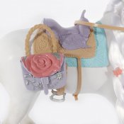 Toy hest med tilbehør, Saddle Stars