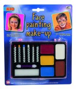 Ansiktssminke med 6 sminkepenner