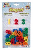 Magnetiske tall forskjellige farger 0-9, 36stk