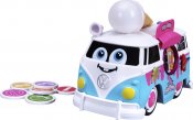 Glass Volkswagen buss med lys og lyd