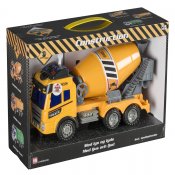 Lastebil med sementmikser, lyd og lys