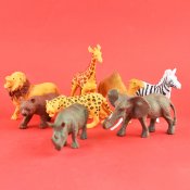 Sett med ville dyr - 8 stk