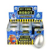Robot egg som klekker selv, ca 11 cm
