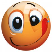 Emoji plastball, 23 cm