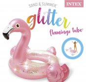 Intex Glitter Flamingo Oppblåsbare Badering Simring
